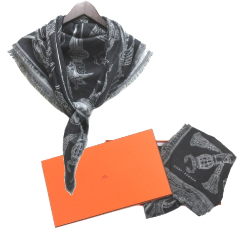 エルメス HERMES 19SS Carre H 100 Caducee Rock カレ 大判スカーフ  