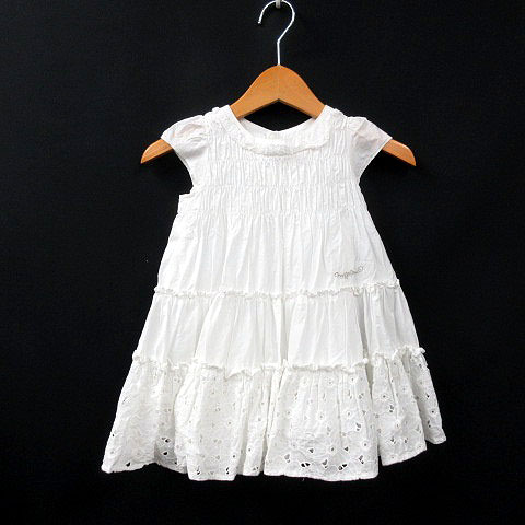 １８９　メゾピアノ　ワンピース　１００　ホワイト　白　可愛い　ドレス １８９ メゾピアノ ワンピース １００ ホワイト 白 可愛い ドレス