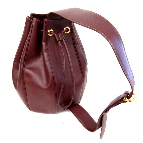 カルティエ Cartier マストライン ワンショルダーバッグ 巾着 ドロスト 
