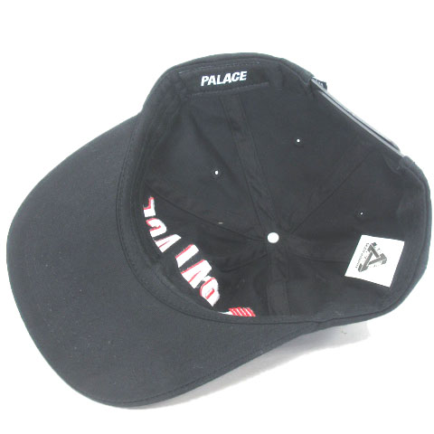 黒 palace P 6-panel 怜悧 black キャップ 帽子 パレス 新品