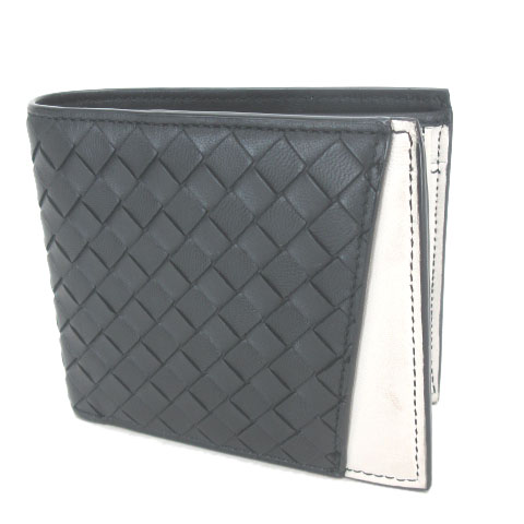ボッテガヴェネタ BOTTEGA VENETA 2018AW 二つ折り財布 イントレ 