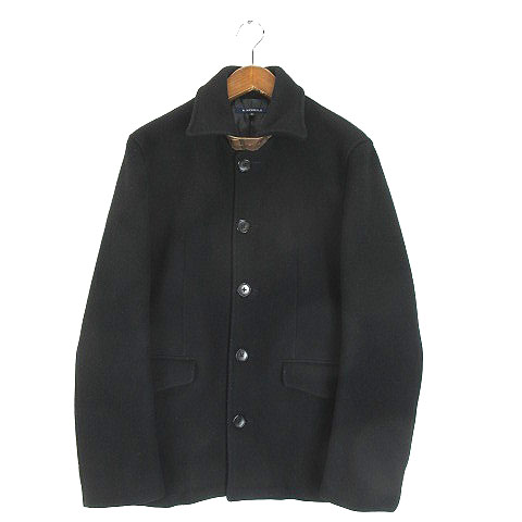 アールニューボールド R.NEWBOLD コート ショート ウール混 ブラック 
