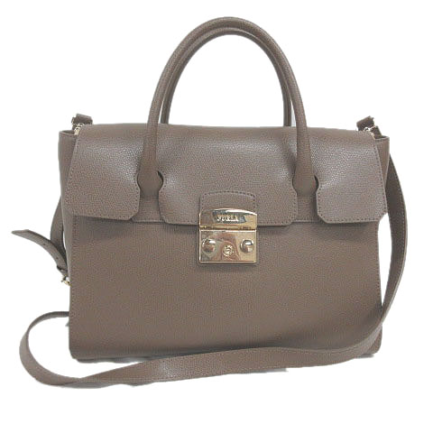 フルラ FURLA メトロポリス サッチェル ショルダーバッグ ハンド 2way  