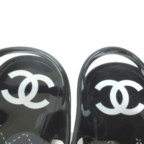 シャネル CHANEL ラバーサンダル フラット ココマーク
