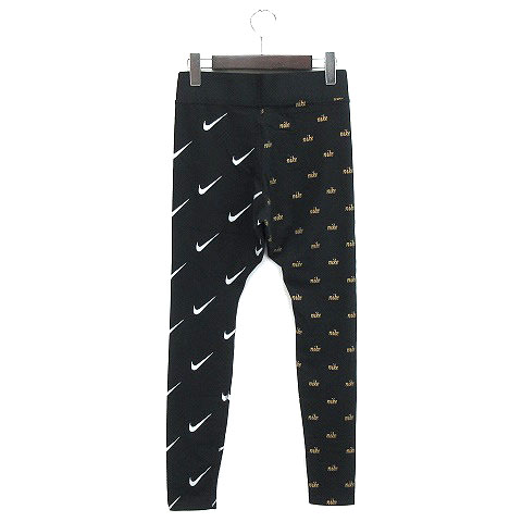 ナイキ Nike レギンス スパッツ ウィメンズ メタリックロゴ スポーツ トレーニング L 黒 ブラック o レディース 016 ベクトルパーク