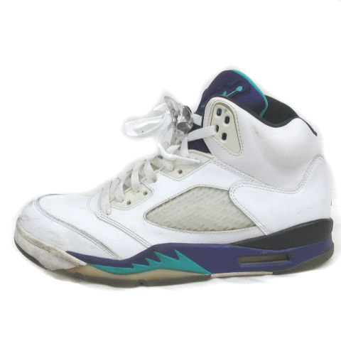 NIKE AIR JORDAN 5 RETRO 　ホワイト/グレー　27cm 国内8月5日発売予定】 ナイキ エアジョーダン5 レトロ ホワイト