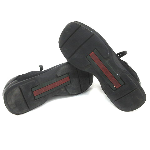 グッチ GUCCI スニーカー シェリーライン 111-6057 レザー 切替