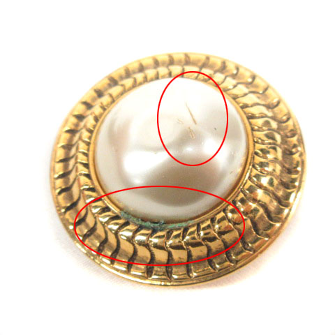 シャネル CHANEL イヤリング ヴィンテージ クラシック フェイクパール  