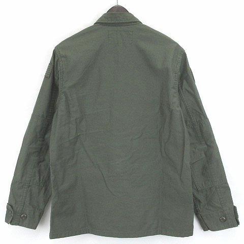 アヴィレックス AVIREX パッチドバックサテン BDU ジャケット 