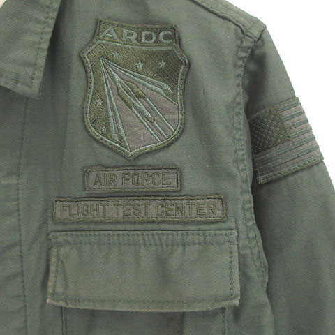 アヴィレックス AVIREX パッチドバックサテン BDU ジャケット 