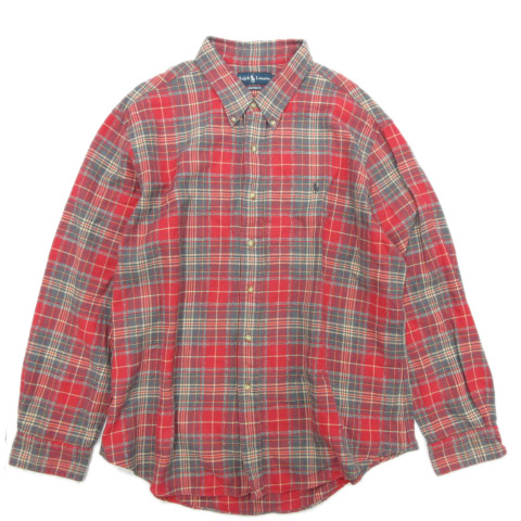 Polo by Ralph Lauren XLネルシャツ Polo Ralph Lauren/Cotton Flannel L/S Shirt（ラルフローレン
