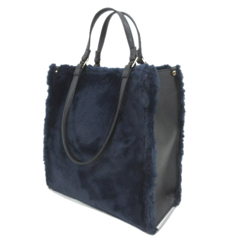 セシルマクビー Cecil Mcbee ファー トートバッグ ハンド 2way セシルマクビー Cecil Mcbee ファー トートバッグ ハンド 2way