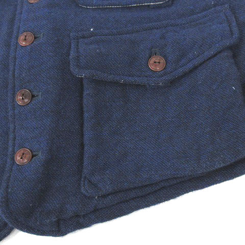 エフオービーファクトリー FOB FACTORY WORK VEST ベスト ジレ ウール 