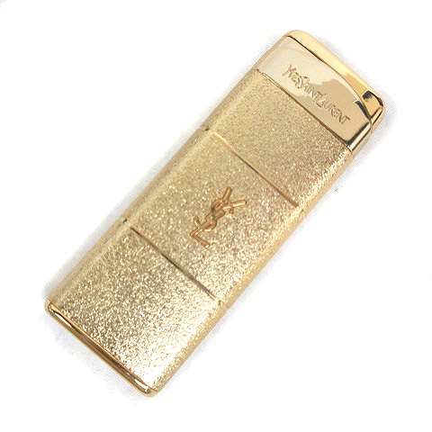 イヴサンローラン YVES SAINT LAURENT ガスライター 喫煙具 ゴールド 