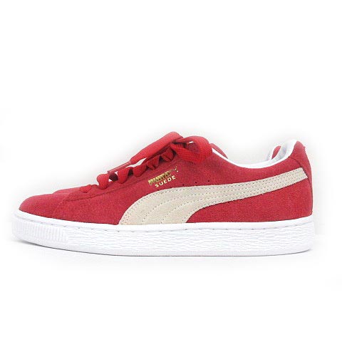 プーマ　赤　スニーカー 未使用品 プーマ PUMA 352634 スエード クラシック スニーカー