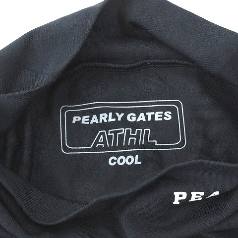 パーリーゲイツ Pearly Gates ゴルフウエア インナーシャツ ハイネック 長袖 カットソー ラッシュ 4 M ダークネイビー 0227o メンズ 016 ベクトルパーク