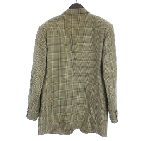 グッチ GUCCI テーラード ジャケット ブレザー グレンチェック 総裏 2B