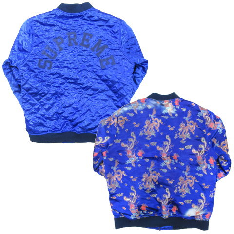 シュプリーム SUPREME 15SS Emperor Reversible Bomber ジャケット 