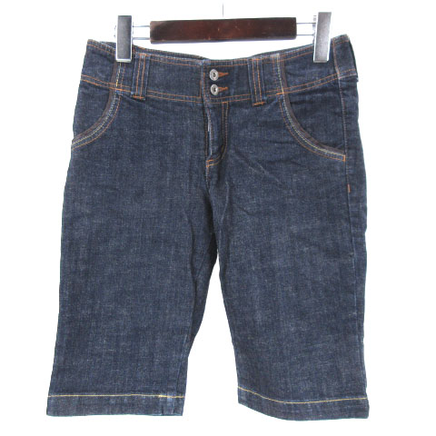 カルバンクラインジーンズ Calvin Klein Jeans デニム ハーフ パンツ ジーンズ 無地 ストレッチ 27 インディゴ ブルー Ibs77 レディース 016 ベクトルパーク