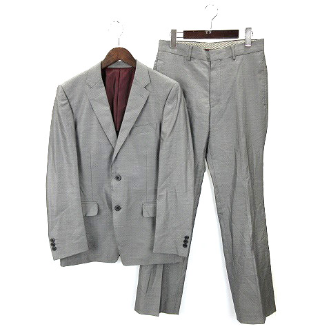 メンズビギ Men S Bigi スーツ セットアップ シングル 2b シルク ウール 02 グレー 1014o Ibs77 メンズ 016 ベクトルパーク