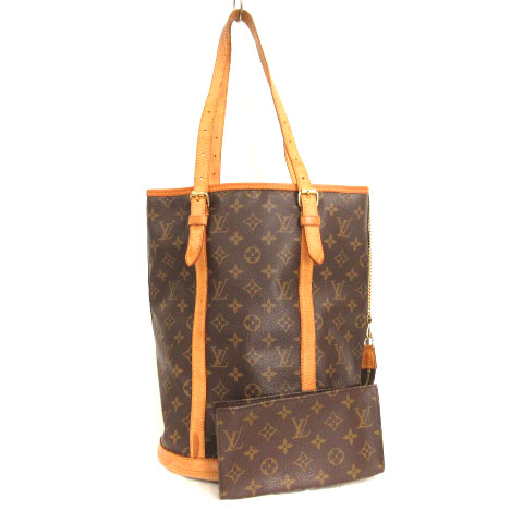 ルイヴィトン LOUIS VUITTON モノグラム バケットGM M42236 トート 