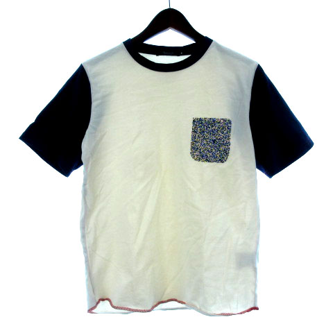 ユナイテッドアローズ United Arrows Rhythm Of Life Tシャツ 半袖 カットソー ビーズ プルオーバー M ネイビー系 Ibs77 メンズ 016 ベクトルパーク