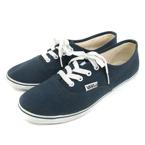 バンズ Vans スニーカー ローカット 25cm ネイビー 1116e 靴 レディース 016 ベクトルパーク