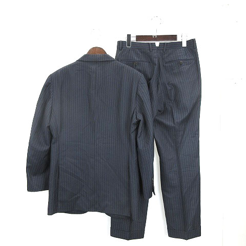 ビームスエフ Beams F スーツ ジャケット パンツ ストライプ ネイビー S 1109ee Ibs77 メンズ 016 ベクトルパーク