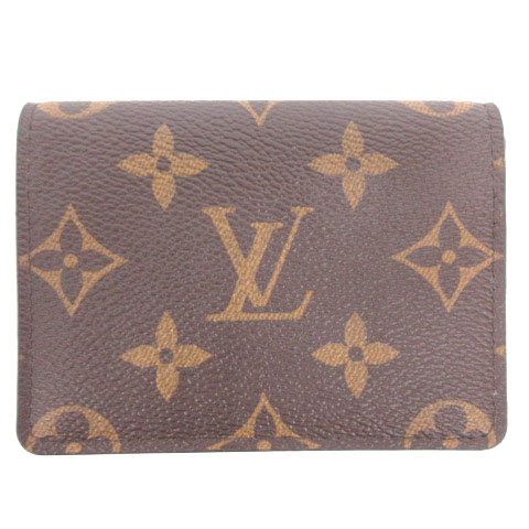 ルイヴィトン Louis Vuitton 19年製 モノグラム アンヴェロップ カルトドゥヴィジット カードケース 名刺入れ M 茶 ブラウン 小物 メンズ レディース 016 ベクトルパーク