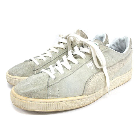 プーマ Puma ロンハーマン スエード ハラコ スニーカー 靴 27cm クラシック ホワイト 1113o メンズ 016 ベクトルパーク