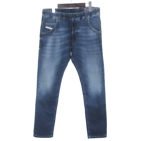 ディーゼル Diesel ジョグジーンズ デニム スウェット パンツ ダメージ Krooley X Ne ストレッチ W30 インディゴ メンズ 016 ベクトルパーク