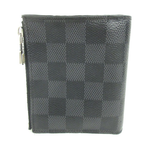 ルイヴィトン Louis Vuitton 17年製 N ダミエ グラフィット ポルトフォイユ スマート 二つ折り 財布 メンズ 016 ベクトルパーク