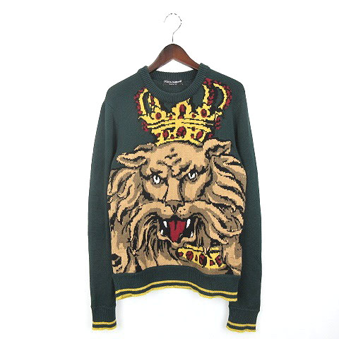 ドルチェ&ガッバーナ ドルガバ DOLCE&GABBANA ライオン ウール 