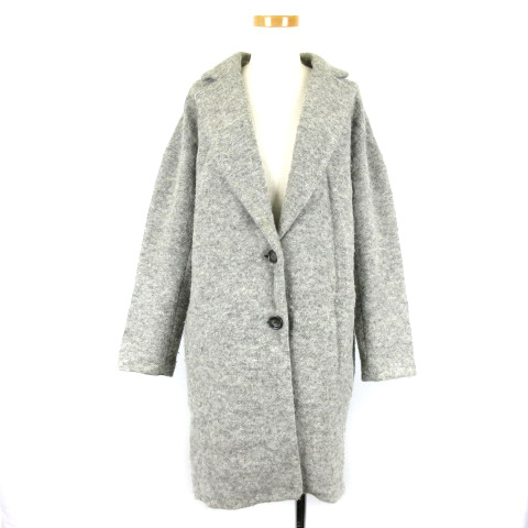 ジーナシス Jeanasis ウールミックス チェスター コート グレー o Oim レディース 016 ベクトルパーク