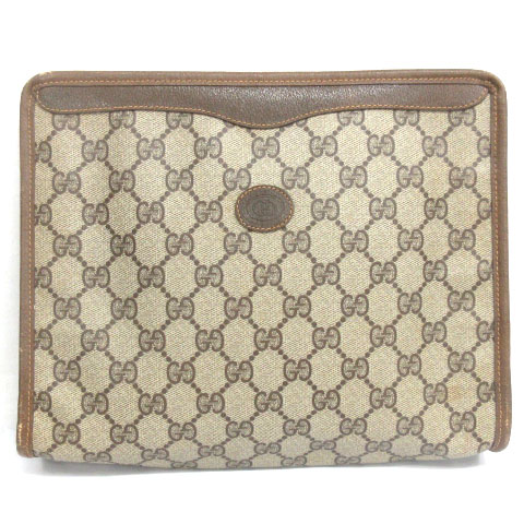 グッチ GUCCI オールドグッチ GG柄 セカンドバッグ クラッチバッグ PVC 