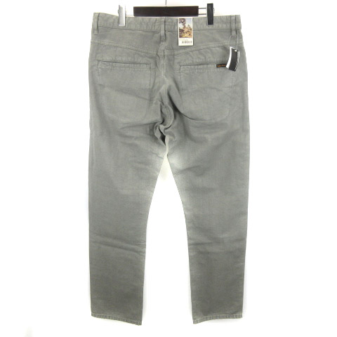 未使用品 ヌーディージーンズ Nudie Jeans Tape Nick パンツ コットン ロング ボタンフライ セルビッチ 36 大きいサイズ メンズ 016 ベクトルパーク
