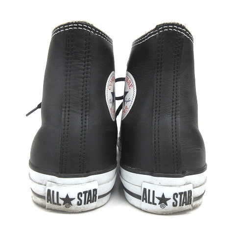 コンバース Converse 1b908 Lea All Star Hi レザー スニーカー ハイカット 靴 シューズ 27cm ブラック o メンズ 016 ベクトルパーク
