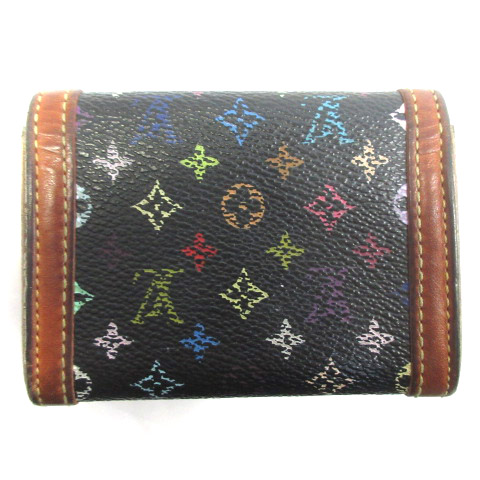 ルイヴィトン LOUIS VUITTON モノグラム マルチカラー ポルトモネ プラ  