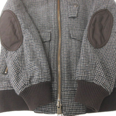 バーバリーブラックレーベル BURBERRY BLACK LABEL ウール エルボー 