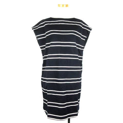 ザ リラクス The Reracs 15ss ワンピース ボーダー ノースリーブ ミディ 38 ネイビー o レディース 016 ベクトルパーク