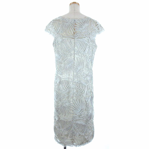 タダシショージ Tadashi Shoji ドレス ワンピース ひざ丈 ノースリーブ 12 シルバーカラー o Ibo9 レディース 016 ベクトルパーク