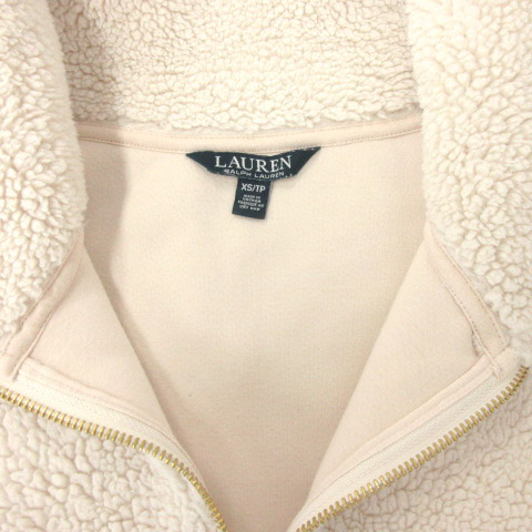 ローレンラルフローレン LAUREN RALPH LAUREN ボア ハーフジップ 