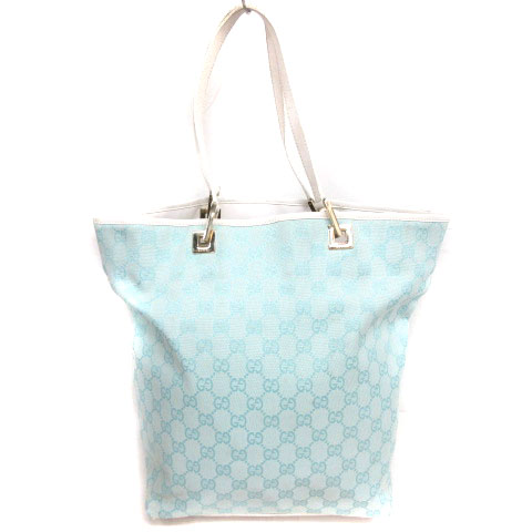 グッチ GUCCI 002 1098 2404 GGキャンバス トートバッグ ブルー