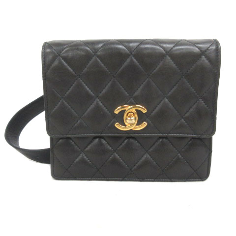 シャネル CHANEL マトラッセ ウエスト バッグ ポーチ ココマーク 