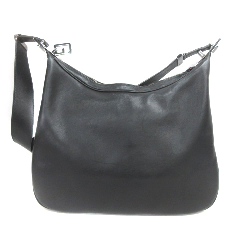グッチ GUCCI 001・3341・3444 2WAY ワンショルダーバッグ レザー 黒  