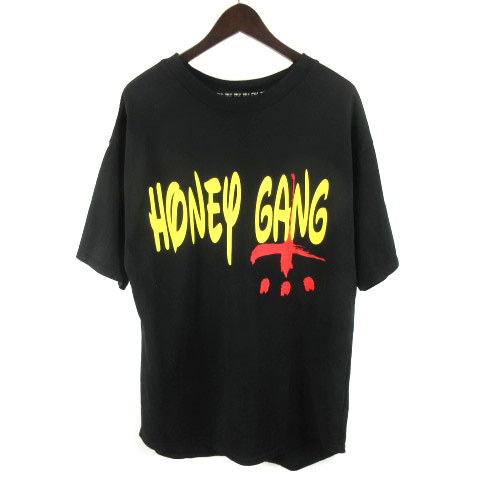 高い素材 オーバーサイズ 0 カタリスト Gang 半袖 ブラック Tシャツ Honey Tシャツ カットソー 七分 長袖 Khairfp Com