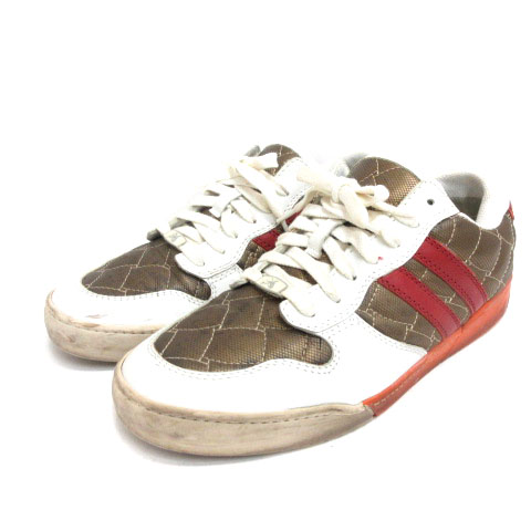 ボッテガヴェネタ Bottega Veneta スニーカー ローカット レースアップ キルティング 茶 ブラウン 靴 メンズ 016 ベクトルパーク