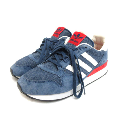 アディダスオリジナルス Adidas Originals B266 Another Edition Zx500 Og W Ae ローカット スニーカー フェルト スエード ライン 24cm 紺 ネイビー 靴 レディース 016 ベクトルパーク