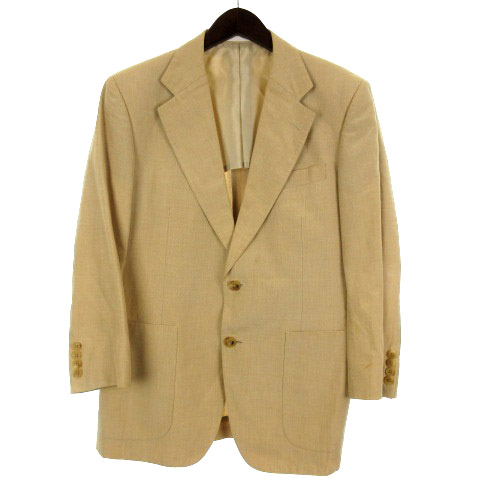 バーバリーズ Burberrys シルクリネンミックス テーラードジャケット ベージュ 2314e メンズ 016 ベクトルパーク