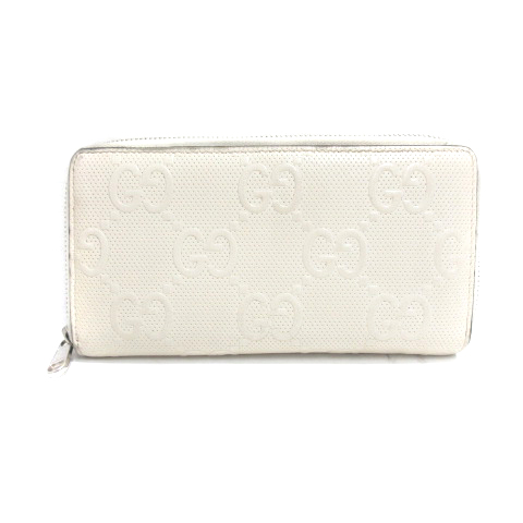グッチ GUCCI 625558 GGエンボス ラウンドファスナー 長財布 ロング 